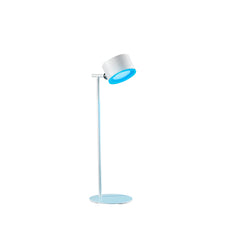 "Lampada ricaricabile LED TESLA in metallo bianca con testa magnetica RGB+CCT+Dimmer"