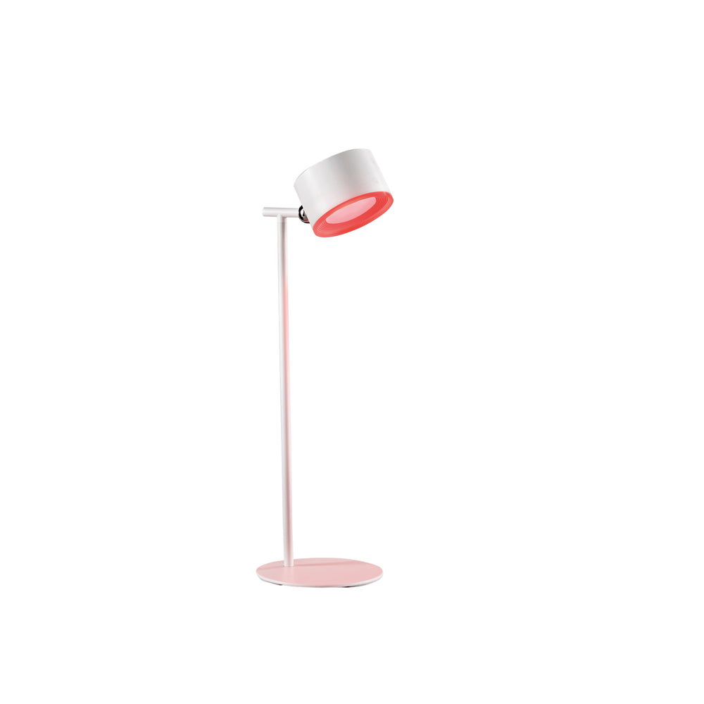 LUMETTO RICARICABILE LED TESLA BIANCO TESTA MAGNETICA 4W 186LM RGB+CCT INCLUSO BASETTA PER APPLIQUE