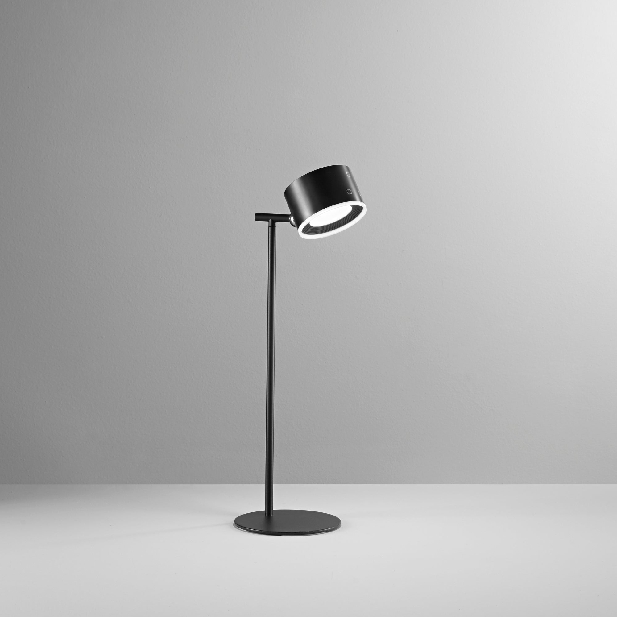 LUMETTO RICARICABILE LED TESLA NERO TESTA MAGNETICA 4W 186LM RGB+CCT INCLUSO BASETTA PER APPLIQUE 12
