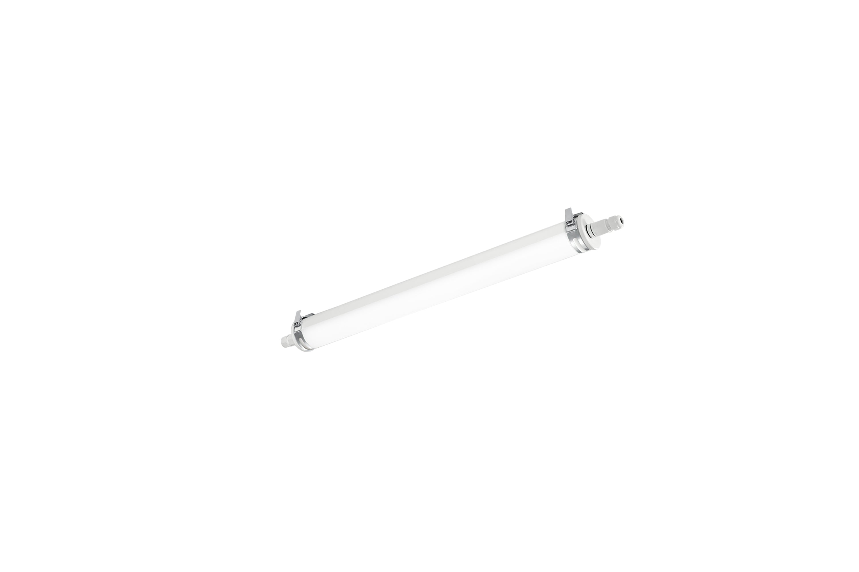 "Plafoniera LED UBOOT TRI-PROOF ad uso industriale bianca 134 cm