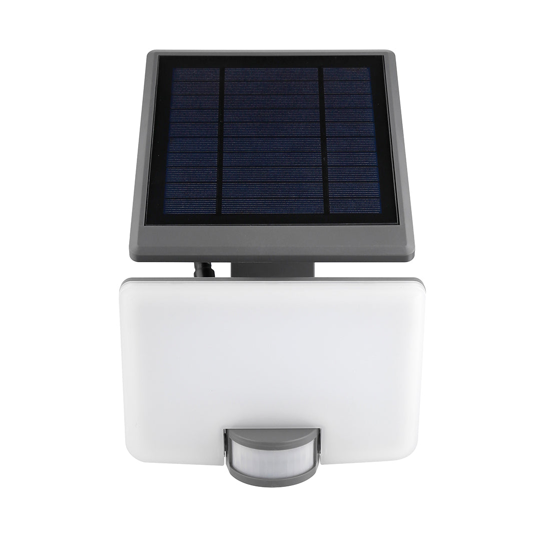 "Proiettore LED ULYSSE con pannello solare, sensore crepuscolare e di movimento 4000K
