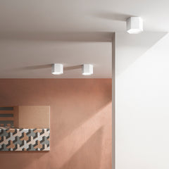 PLAFONIERA LED VORTEX BIANCA 12W 1310LM CCT 20X20X15CM