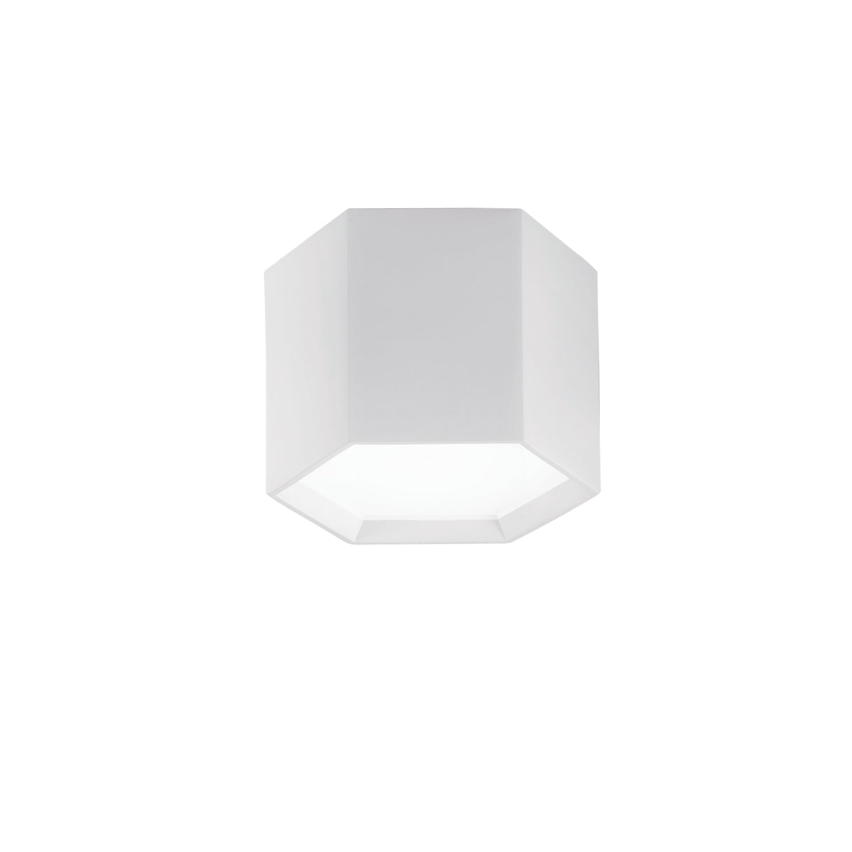 "Plafoniera LED VORTEX in gesso bianco verniciabile, CCT"
