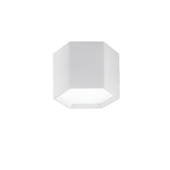 "Plafoniera LED VORTEX in gesso bianco verniciabile, CCT"