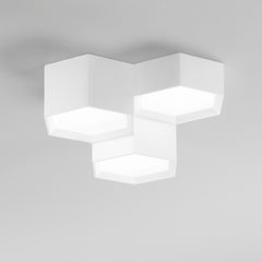 PLAFONIERA LED VORTEX BIANCA 36W 3930LM CCT 35X35X15CM