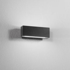 APPLIQUE BIEMISSIONE LED AGERA NERA 2X6W 1380LM CCT IP54 6,5X9X6,5CM