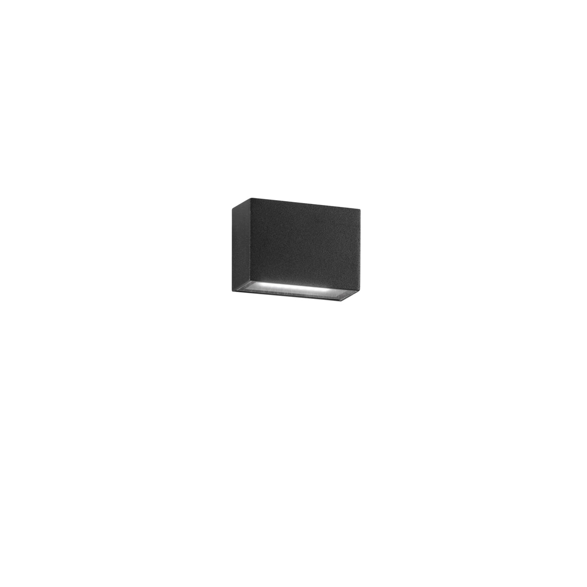 "Applique da esterno LED AGERA in alluminio nero 2x3W CCT 9 cm."