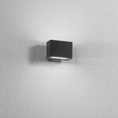 APPLIQUE BIEMISSIONE LED AGERA NERA 2X3W 680LM CCT IP54 9X6,5X6,5CM