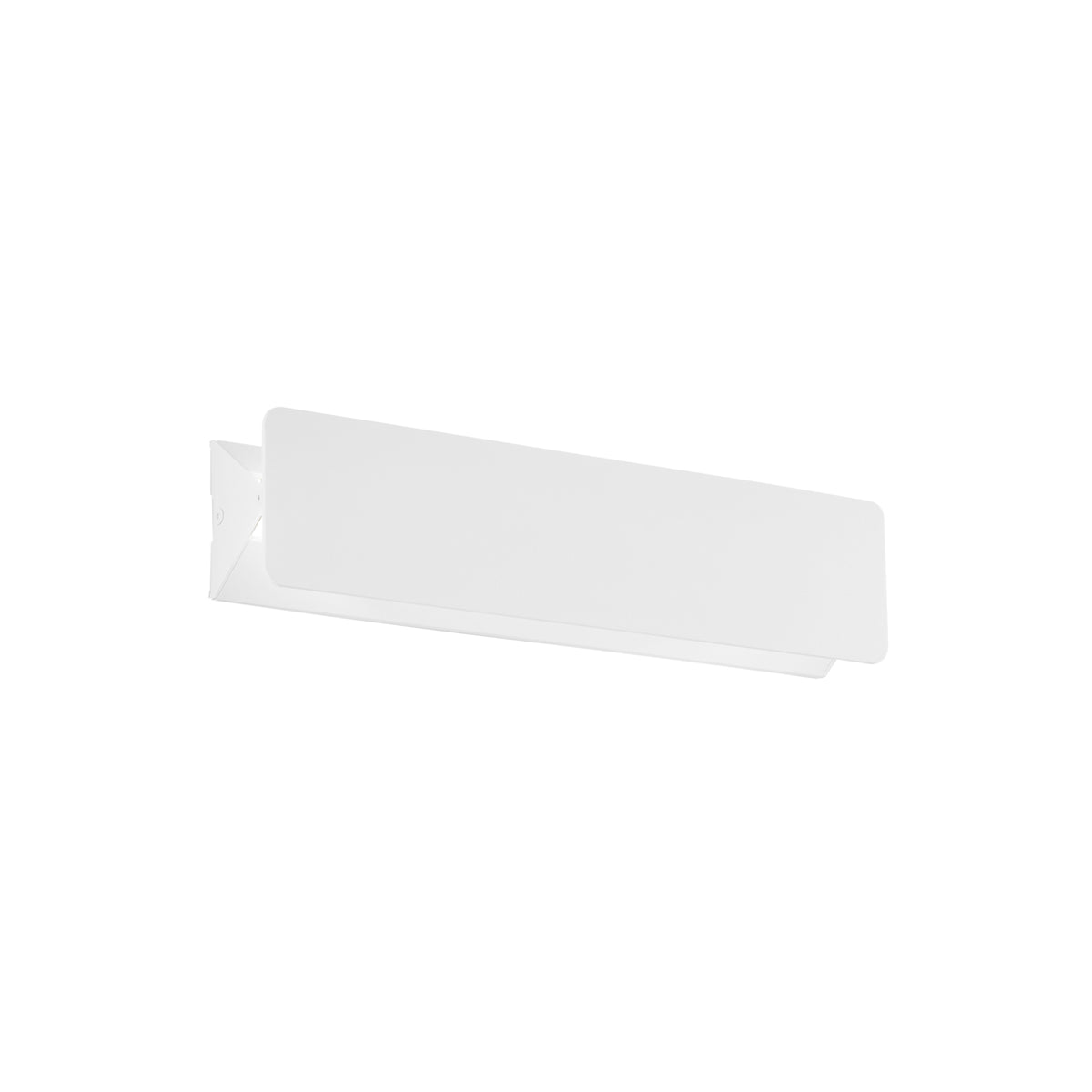 "Applique LED AILERON in alluminio bianco con diffusore orientabile"