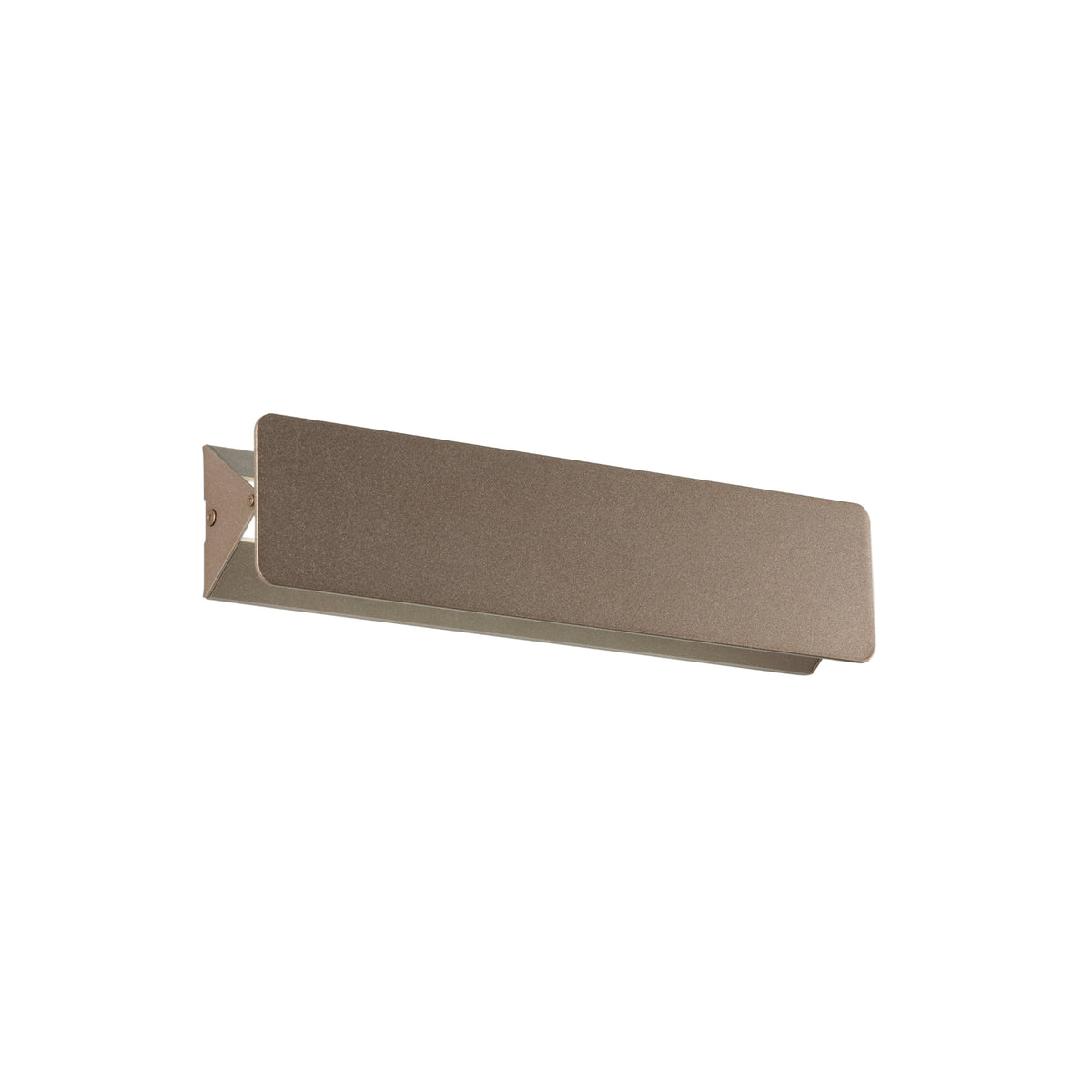 "Applique LED AILERON in alluminio bronzo con diffusore orientabile"