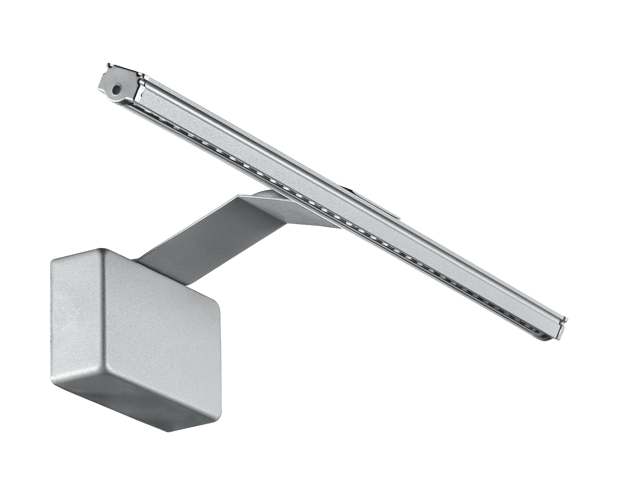 "Applique LED ALCOR in alluminio argento, ideale sopra specchio, 3000K (luce calda)"