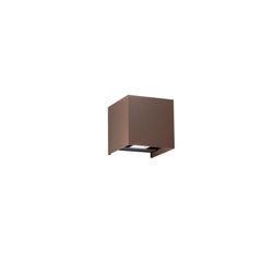 "Applique LED da esterno ALFA 20 in alluminio bronzo 2X10W con CCT IP54"