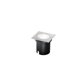 "Incasso LED WALK in acciao inox quadrato 8W 3000K 10 cm