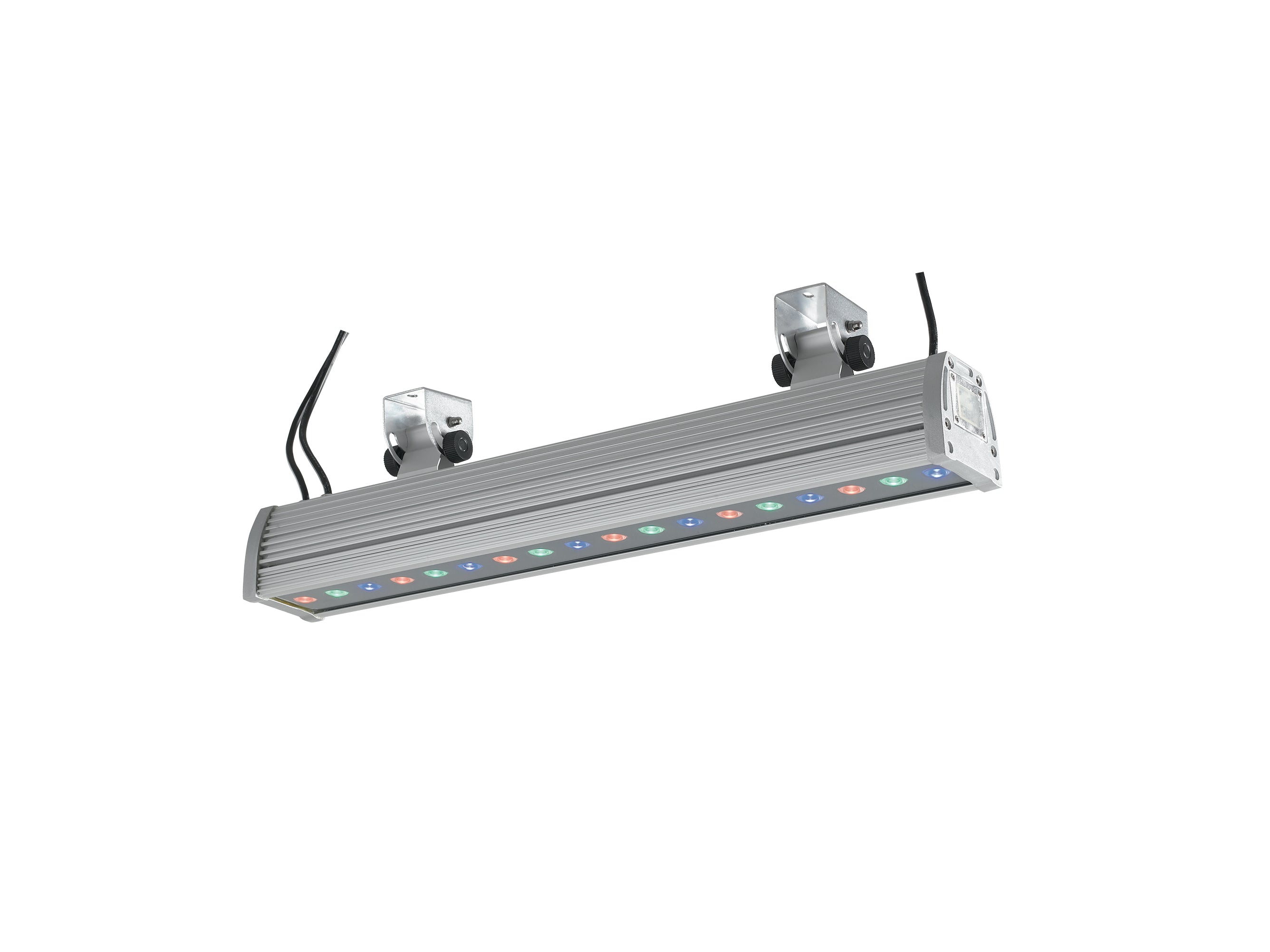"Proiettore LED WALLWASHER in alluminio RGB FULL COLOR  18 luci LED 2W