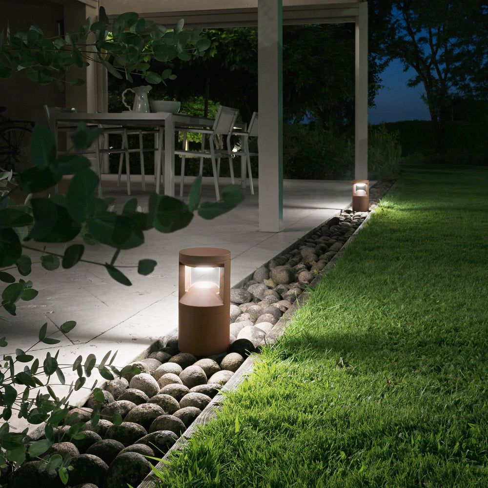 PALETTO LED WAMI BRONZO 12W 1530LM CCT IP65 12X25CM