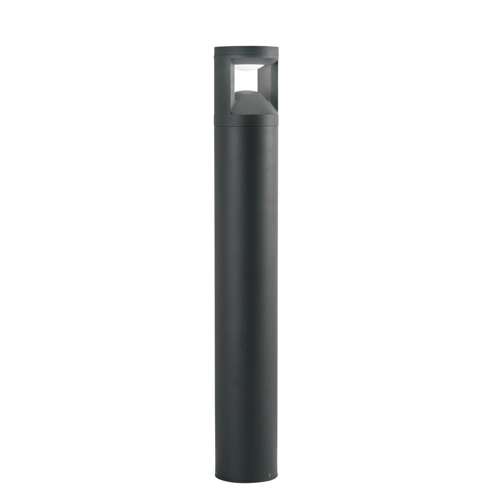 PALETTO LED WAMI ANTRACITE 12W 1530LM CCT IP65 12X81CM