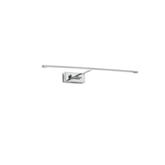 "Applique LED ANDROMEDA in metallo cromato orientabile, ideale sopra specchio, 3000K (luce calda)"