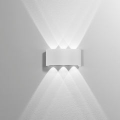 APPLIQUE BIEMISSIONE LED BEETLE BIANCA 6W 600LM CCT IP54 17X8X4CM