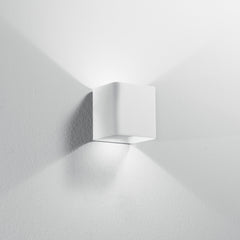 APPLIQUE BIEMISSIONE LED BIOME BIANCA 2X3,5W 840LM CCT IP54 11X11X9,5CM