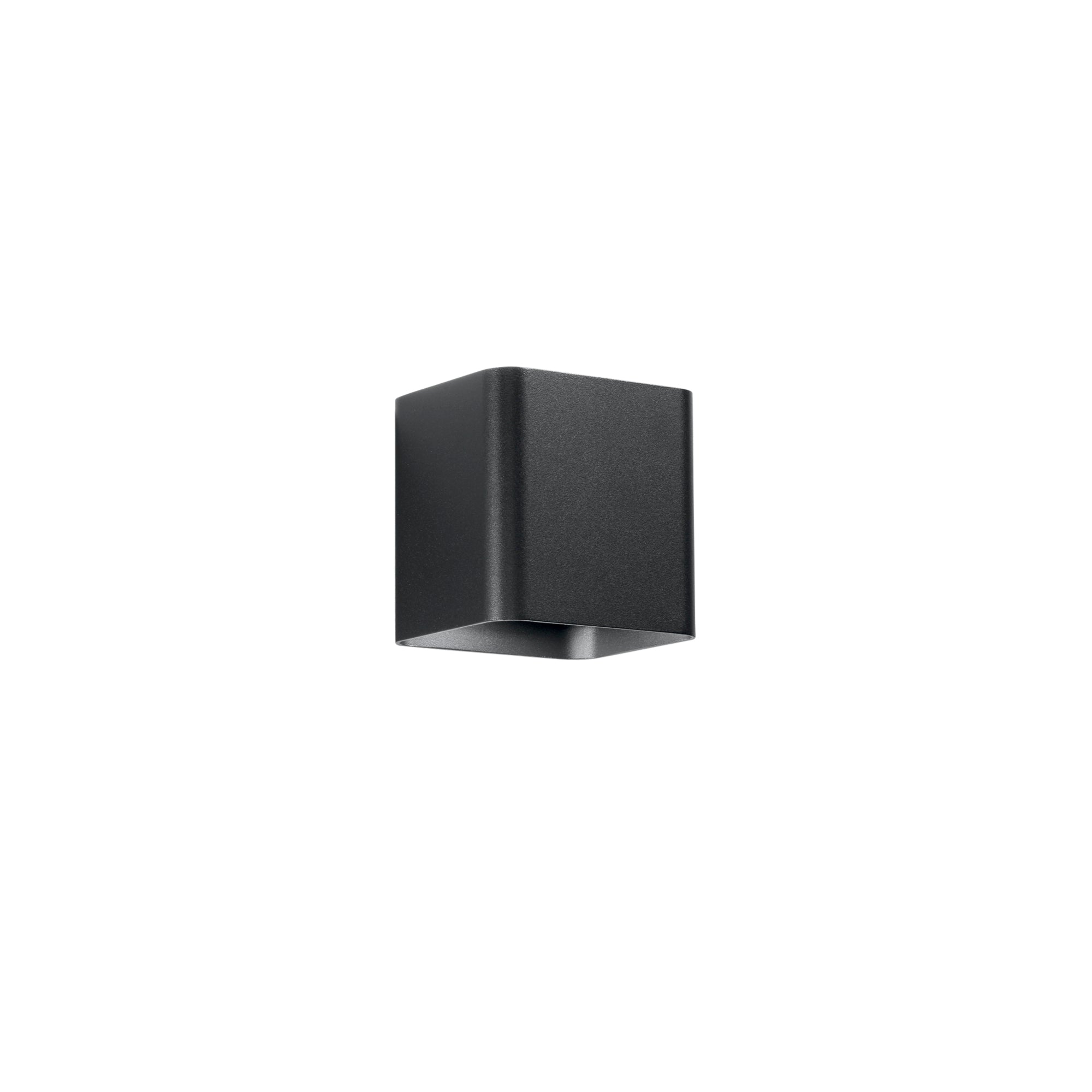 APPLIQUE BIEMISSIONE LED BIOME NERA 2X3,5W 840LM CCT IP54 11X11X9,5CM