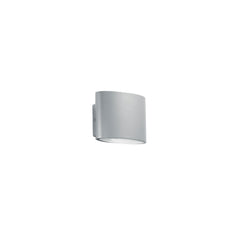 APPLIQUE BIEMISSIONE LED BOXTER SILVER 2X4W 800LM 4000K IP44 12,9X8,5X10CM