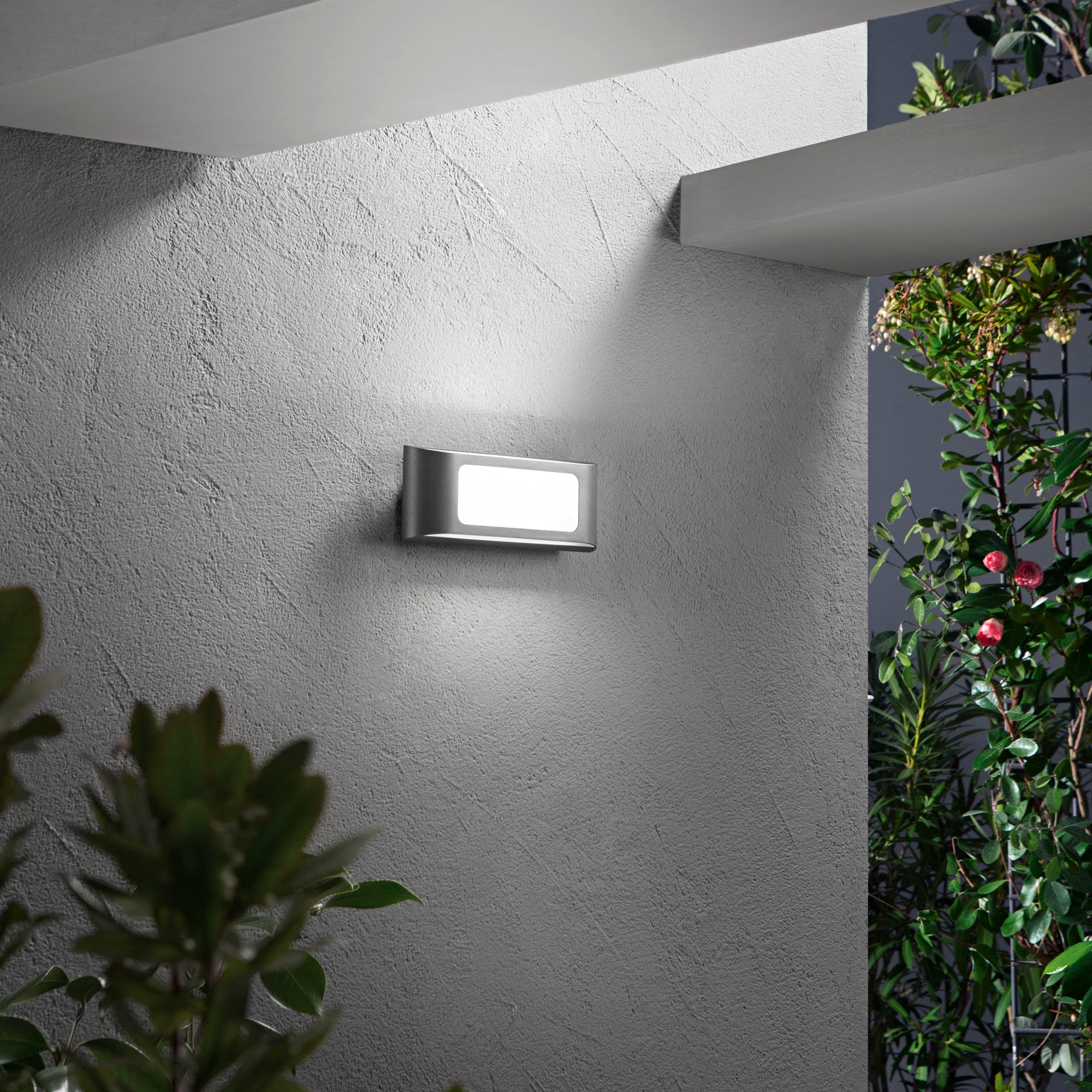 APPLIQUE BIEMISSIONE LED DESERT ANTRACITE 12W 1500LM CCT 3000/4000K IP65 25X5,3X9,5CM