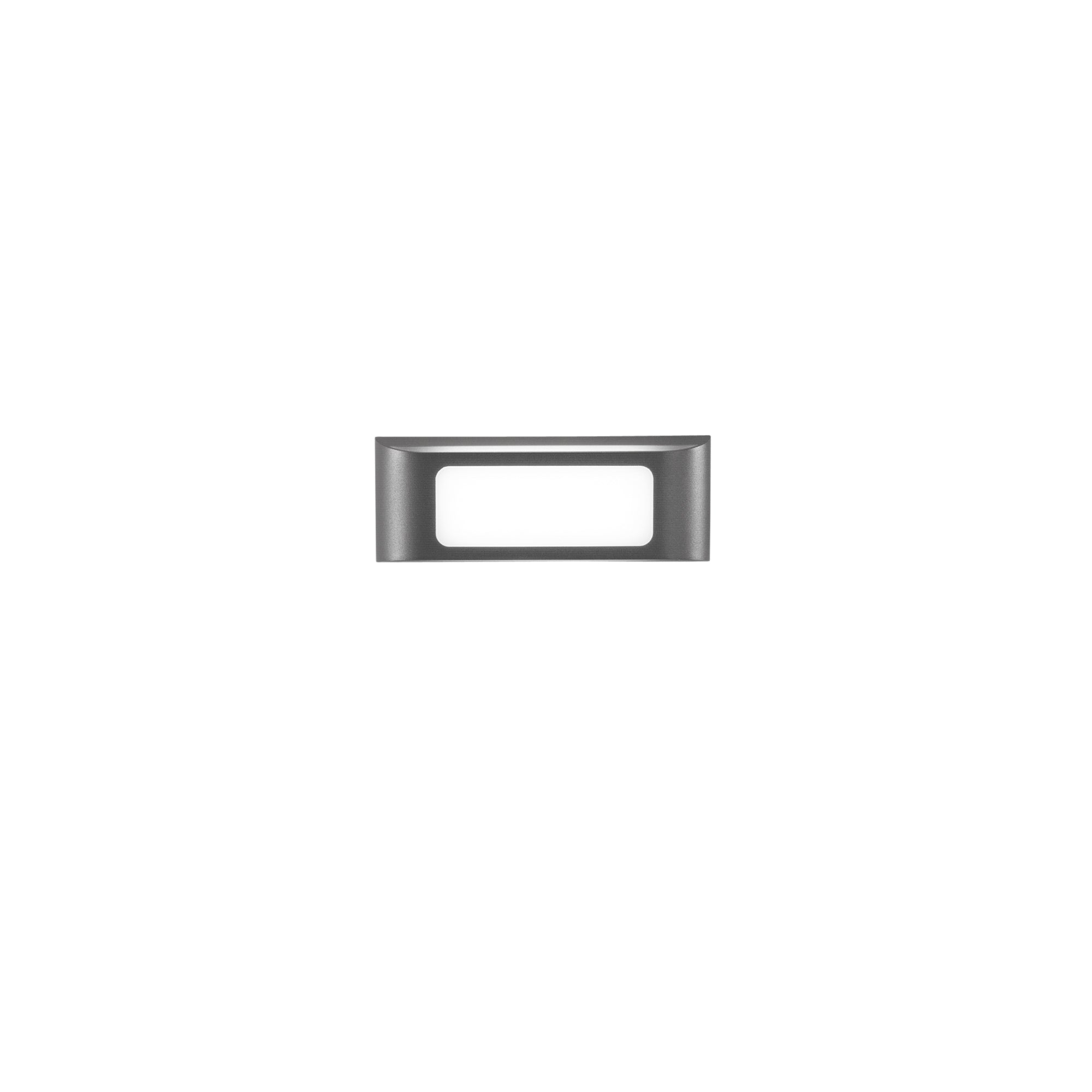 "Applique LED da esterno DESERT in alluminio antracite con biemissione 12W CCT"
