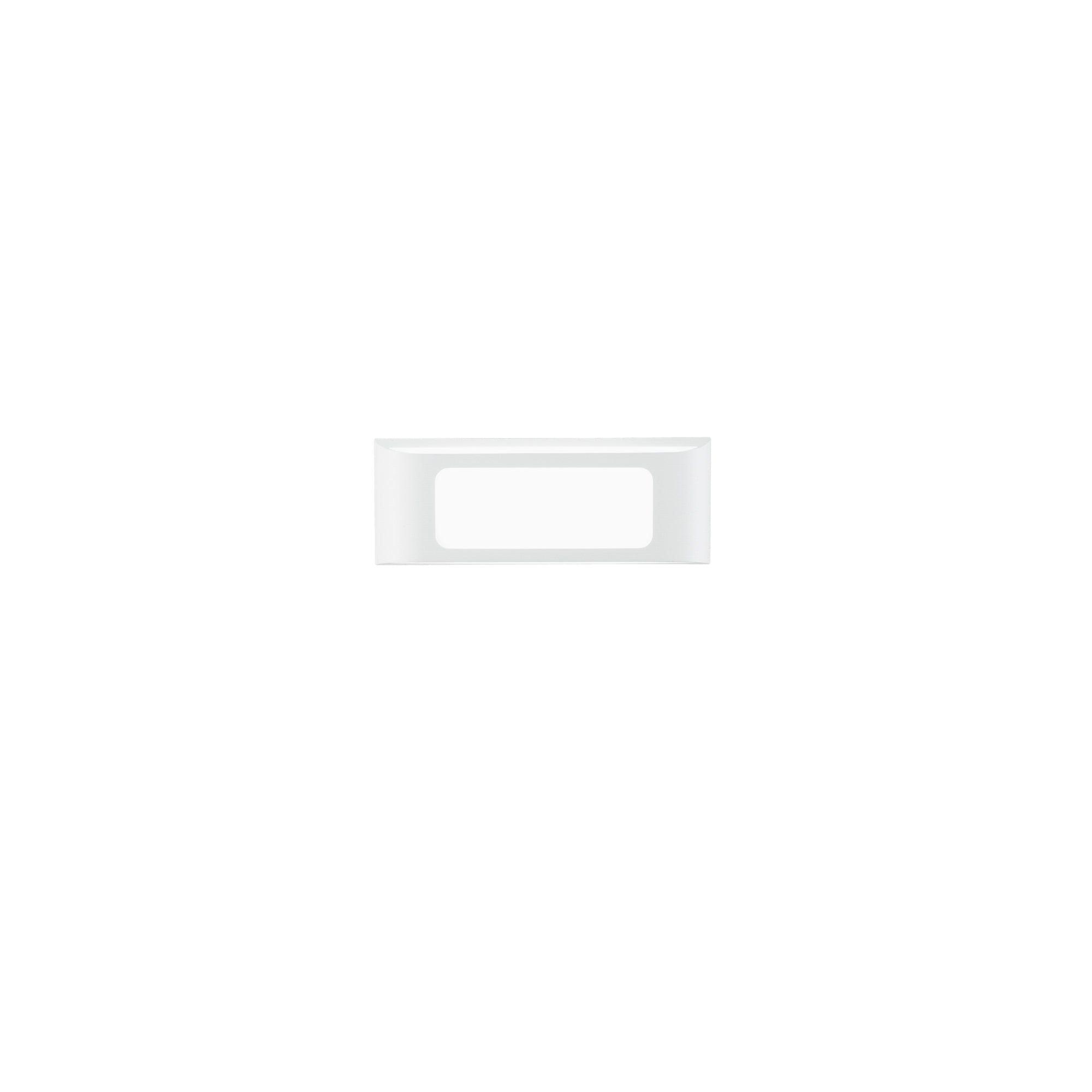 "Applique LED da esterno DESERT in alluminio bianca con biemissione 12W CCT"