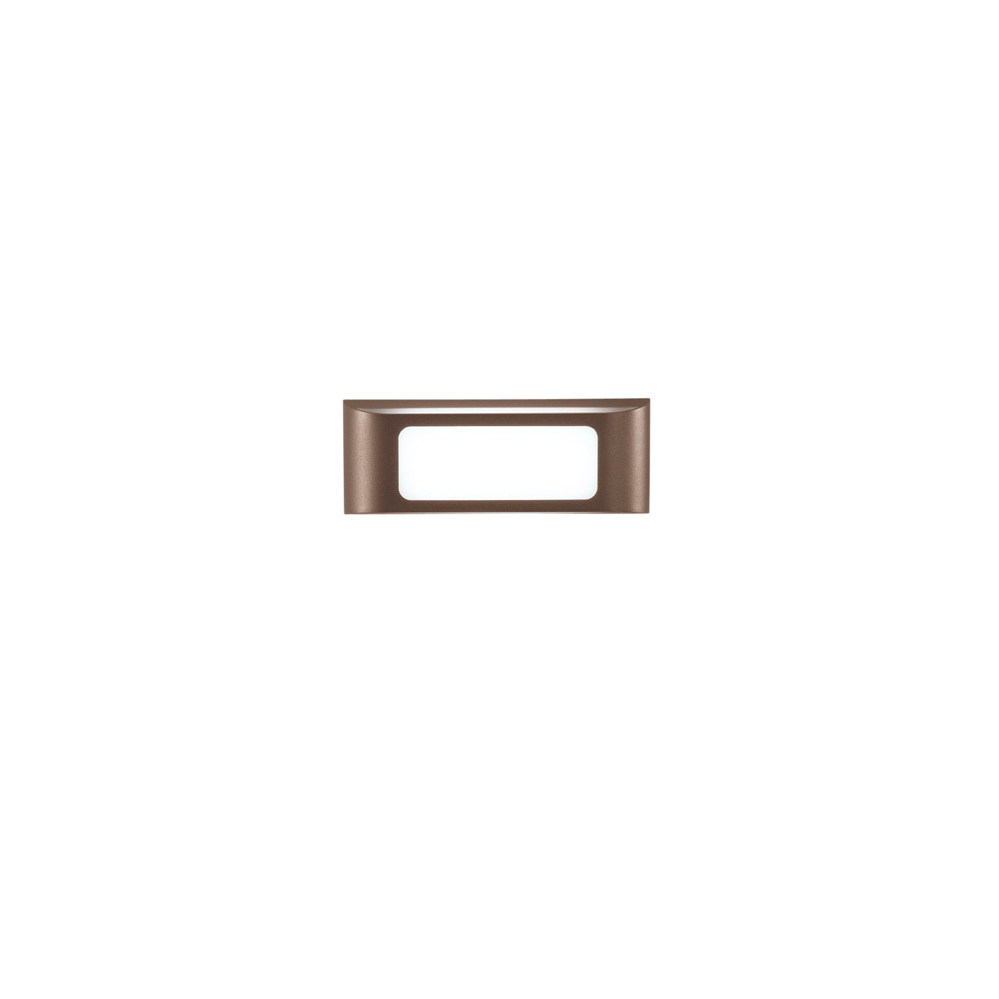 APPLIQUE BIEMISSIONE LED DESERT CORTEN 12W 1500LM CCT 3000/4000K IP65 25X5,3X9,5CM