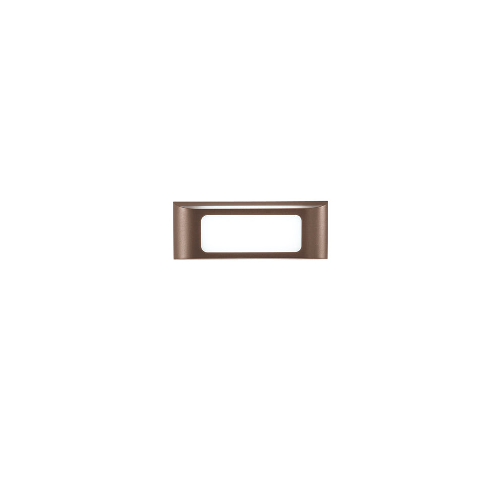 APPLIQUE BIEMISSIONE LED DESERT CORTEN 12W 1500LM CCT 3000/4000K IP65 25X5,3X9,5CM