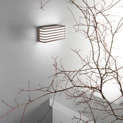 APPLIQUE BIEMISSIONE LED DUKROT CORTEN 12W 1440LM CCT IP54 CCT 22X8X11CM