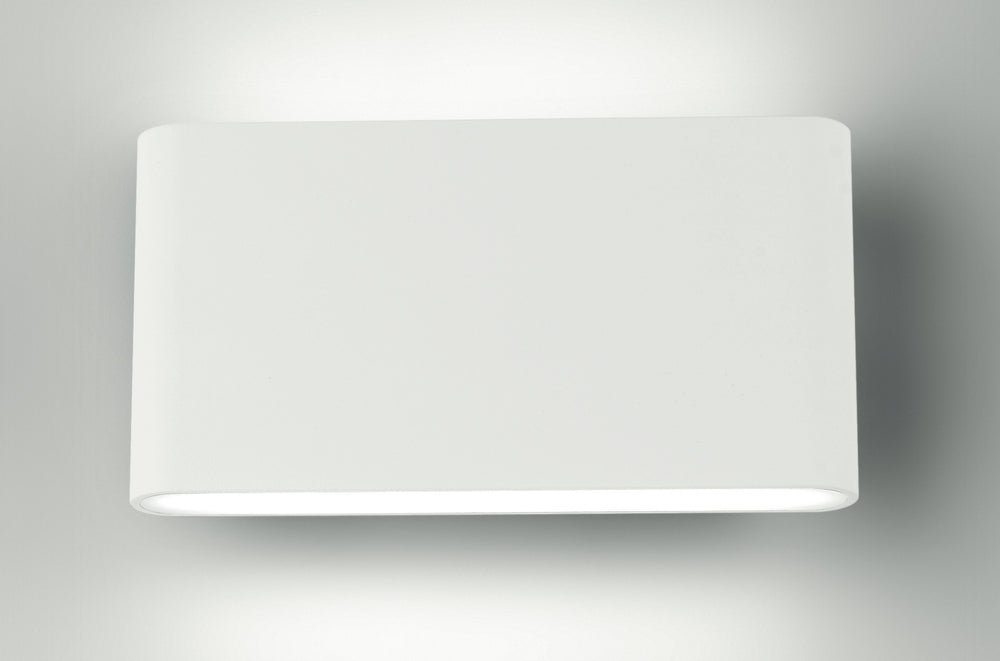 APPLIQUE BIEMISSIONE LED GAMMA BIANCA 2X5W 1100LM CCT IP54 17X4X9CM