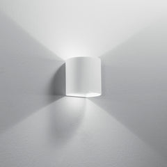 APPLIQUE BIEMISSIONE LED GOLF BIANCA 2X3,5W 840LM CCT IP54 11X11X9,5CM