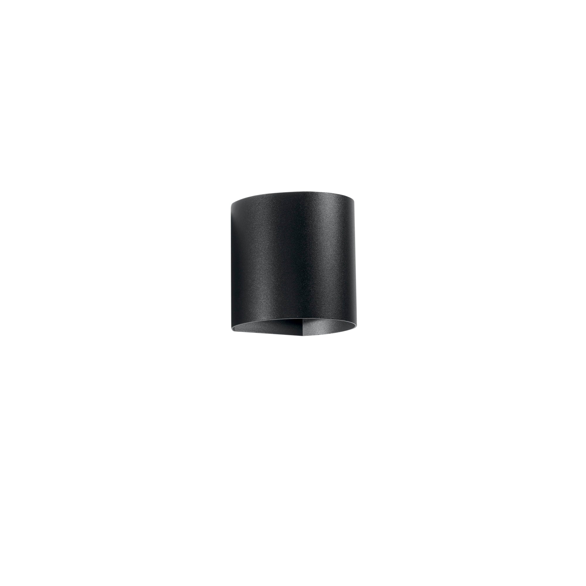 APPLIQUE BIEMISSIONE LED GOLF NERA 2X3,5W 840LM CCT IP54 11X11X9,5CM