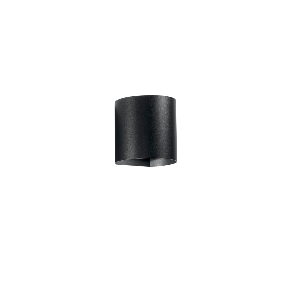 APPLIQUE BIEMISSIONE LED GOLF NERA 2X3,5W 840LM CCT IP54 11X11X9,5CM