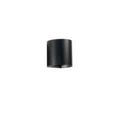 APPLIQUE BIEMISSIONE LED GOLF NERA 2X3,5W 840LM CCT IP54 11X11X9,5CM