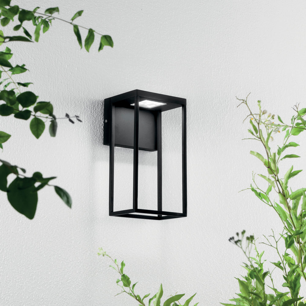 APPLIQUE LED GRIS NERA 12W 1390LM CCT IP54 15X12,6X28CM