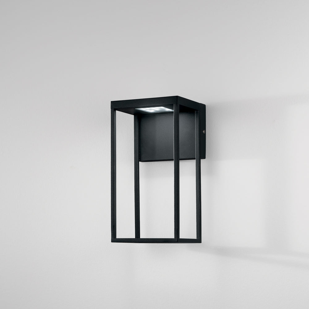 APPLIQUE LED GRIS NERA 12W 1390LM CCT IP54 15X12,6X28CM