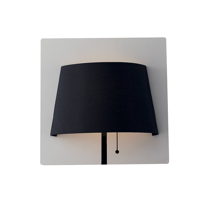 APPLIQUE LED WHAROL NERA 6W 540LM 4000K 25X8,7X25CM