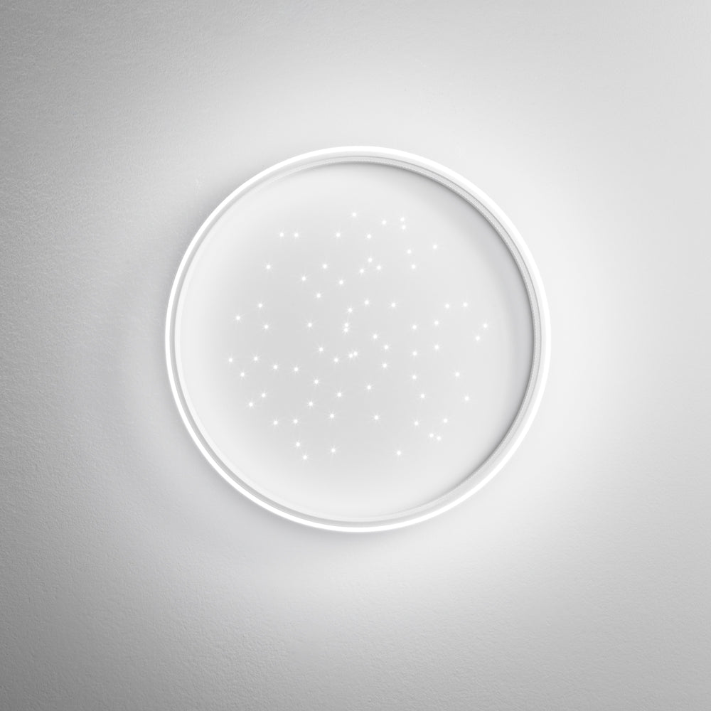 PLAFONIERA LED WISH BIANCA 60W 6600LM CCT+DIMM. CON TELECOMANDO 50X9CM