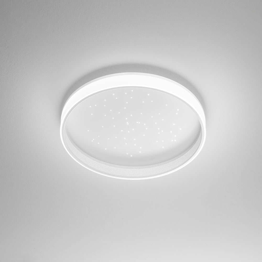 PLAFONIERA LED WISH BIANCA 50W 5500LM CCT+DIMM. CON TELECOMANDO 40X9CM