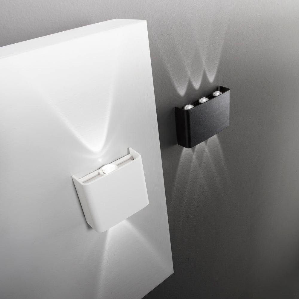 APPLIQUE BIEMISSIONE LED KLEIN NERA 6X1W 600LM CCT IP65 16X4X10CM