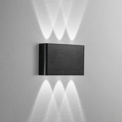 APPLIQUE BIEMISSIONE LED KLEIN NERA 6X1W 600LM CCT IP65 16X4X10CM