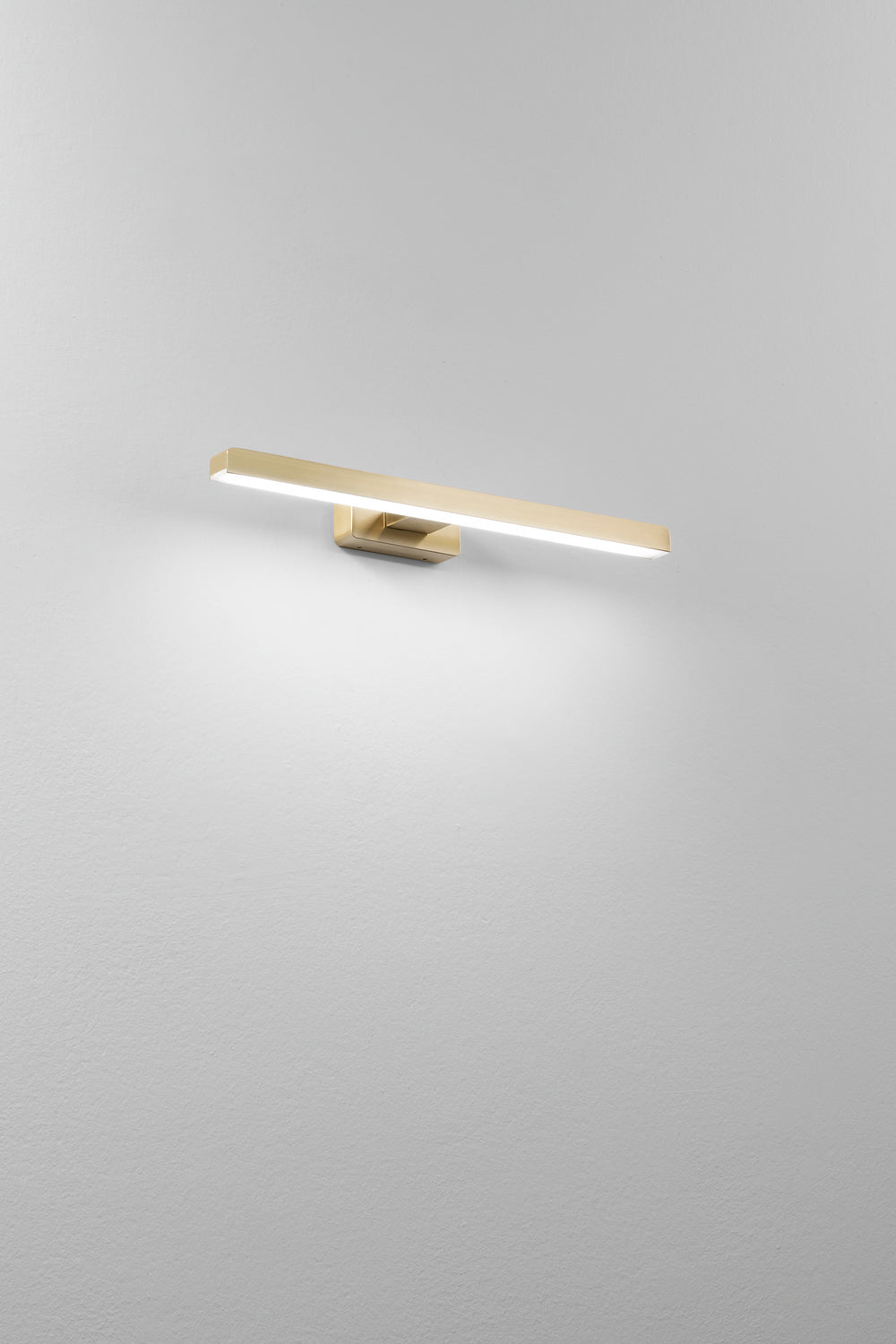 PLAFONIERA LED LANCER ORO SATIN. IN METALLO 10WDOB 400MM