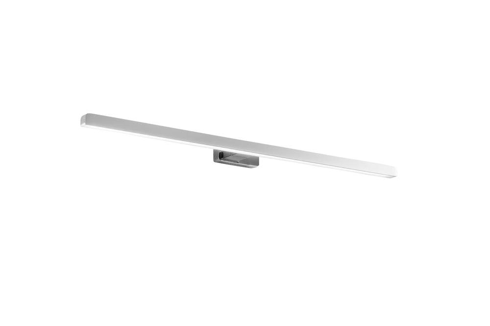 APPLIQUE LED LANCER CROMO FISSAGGIO PARETE/SPECCHIO 13W 1000LM 4000K IP54 75x9x4CM