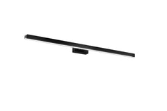 Applique LED bagno LANCER in alluminio 13W 4000K - 60 cm - nero