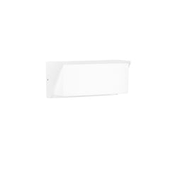"Applique da esterno LED LUXON angolare in alluminio bianco, CCT"