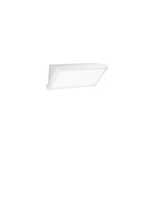 "Applique da esterno RIM in policarbonato bianco, CCT."