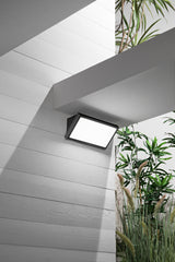 APPLIQUE LED RIM NERO 20W 1500LM 4000K IP54 26X13X12CM