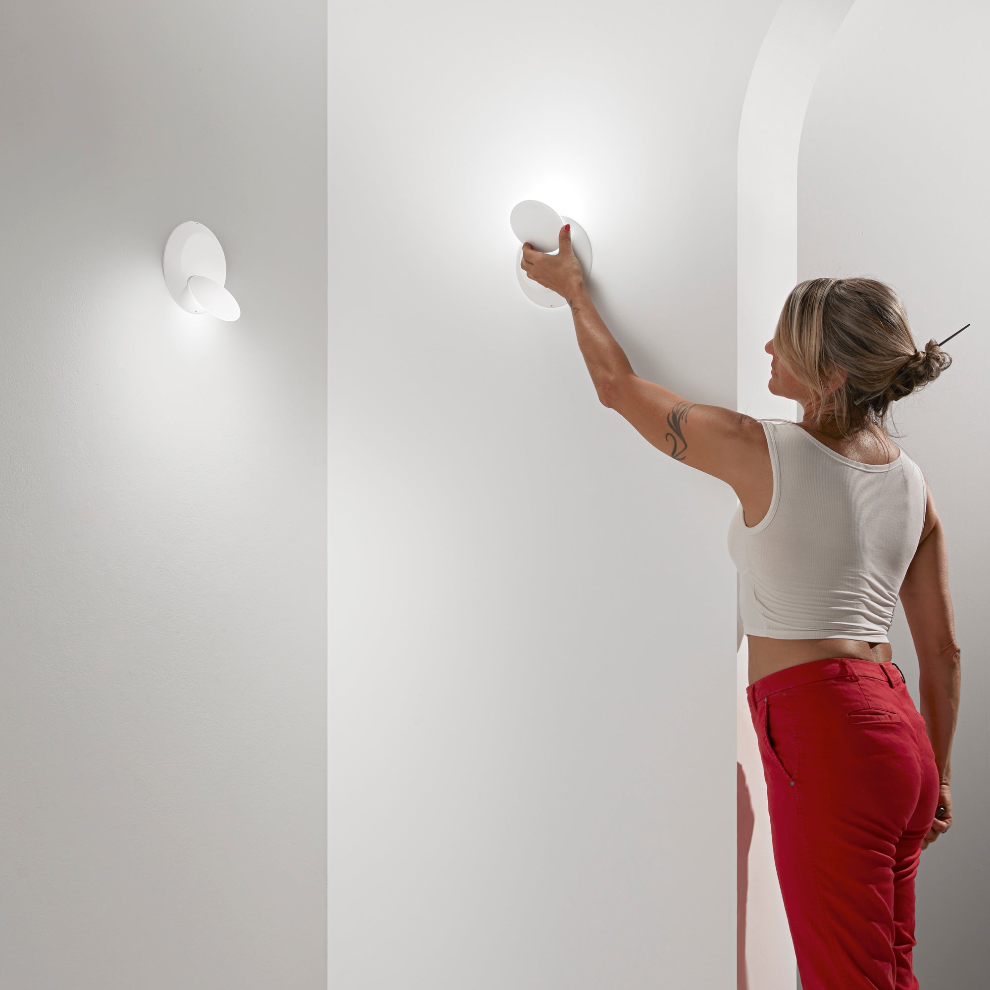 APPLIQUE LED TWILIGHT BIANCA 4W 288LM 4000K 16X16X4,8CM